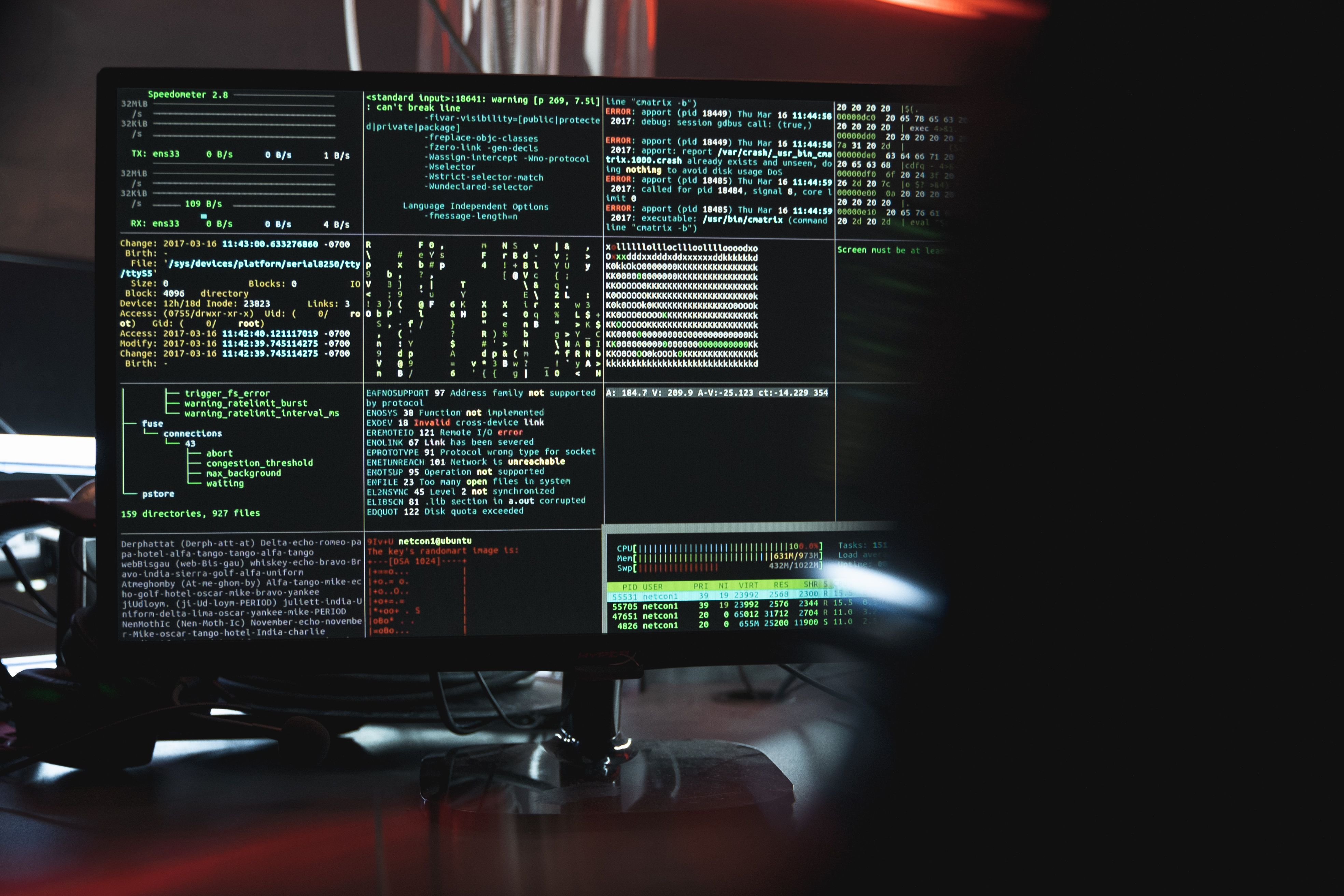 Illustration photo of code on a computer monitor representing an AI cybersecurity evaluation