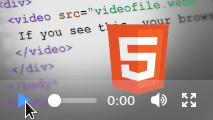 HTML5 video controls in Firefox.
