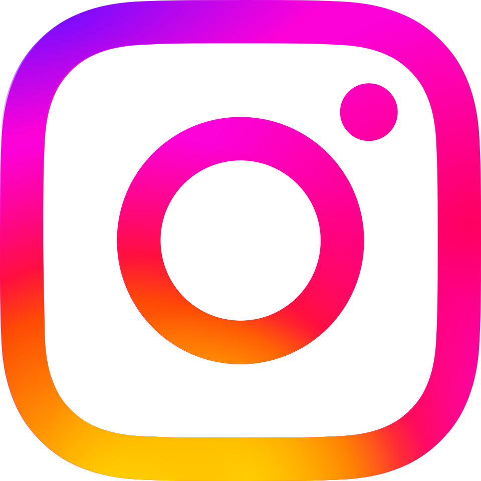 Logo gradien resmi Instagram sebagai identifikasi sumber pengumuman First Draft.